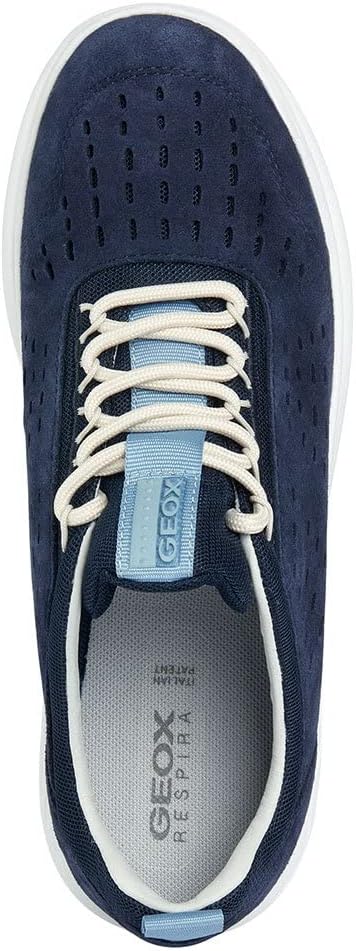 Geox Mädchen D Spherica Sneaker 40 EU Navy, 40 EU Navy