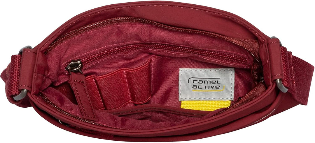 camel active bags City Herren Umhängetasche Messenger Bag 22x4,5x22 Dark Red, 22x4,5x22 Dark Red
