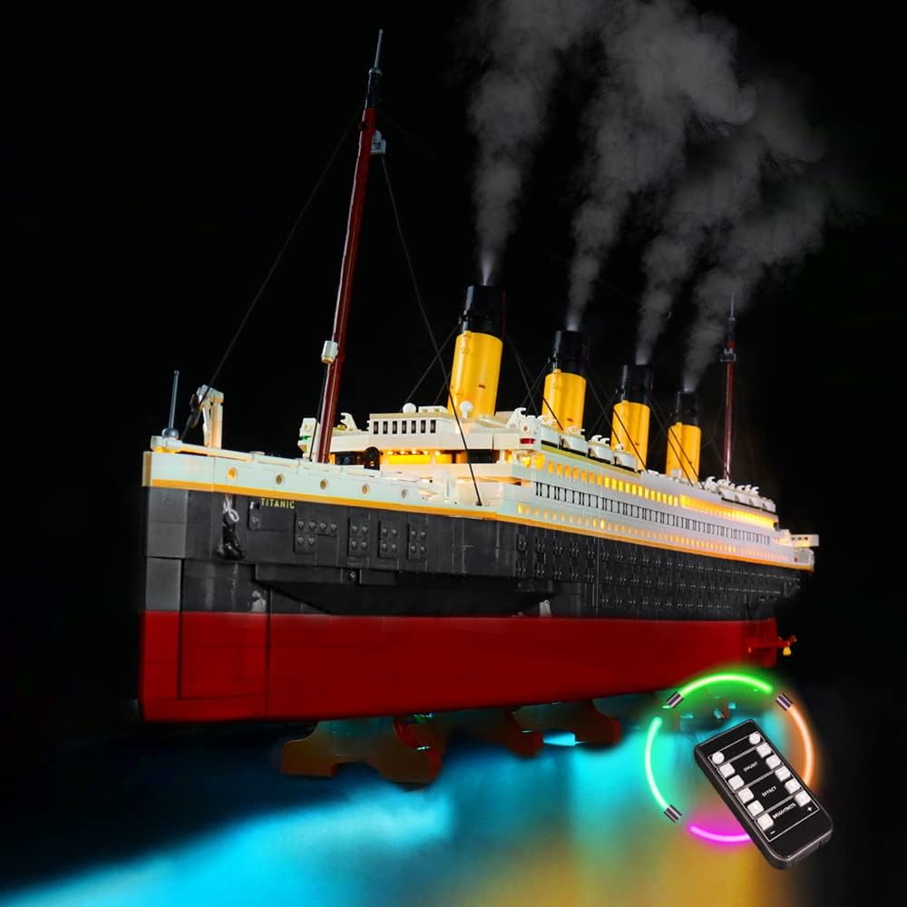 BrickBling LED-Beleuchtung für Lego Creator Expert Titanic Building Set 10294 (kein Lego enthalten,