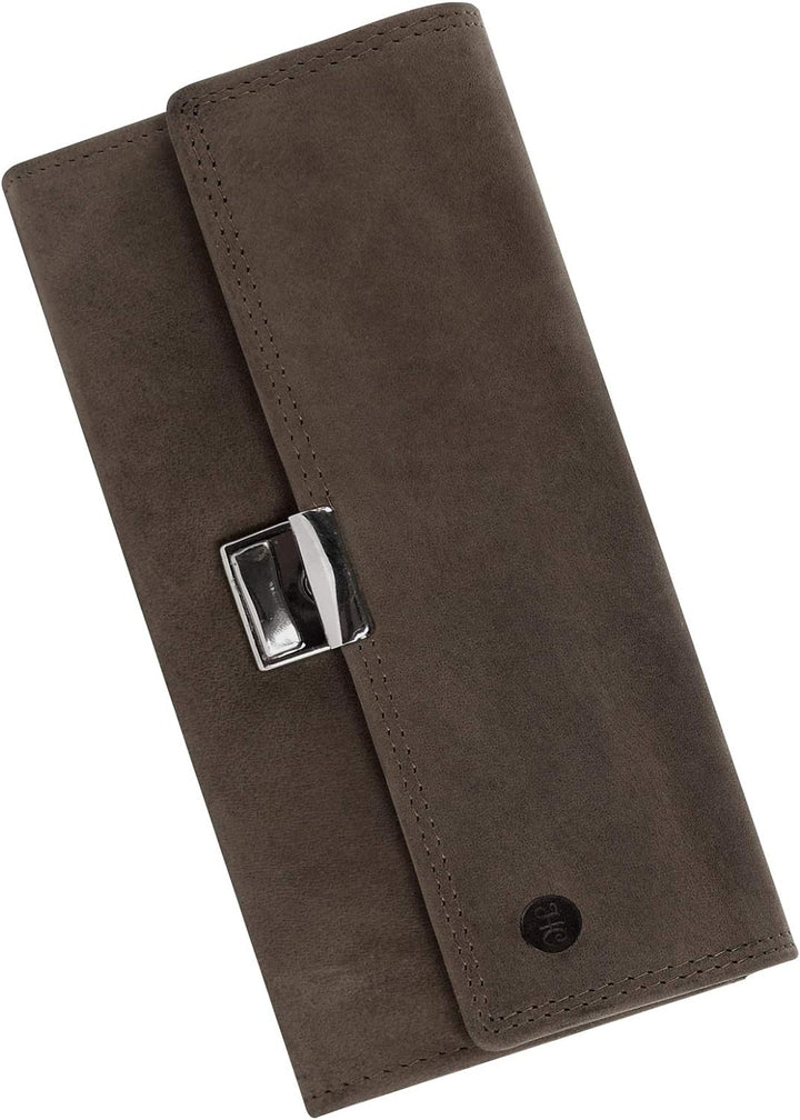 Harrys-Collection Vintage Bedienungsbörse, Farben:Dunkelbraun, Dunkelbraun