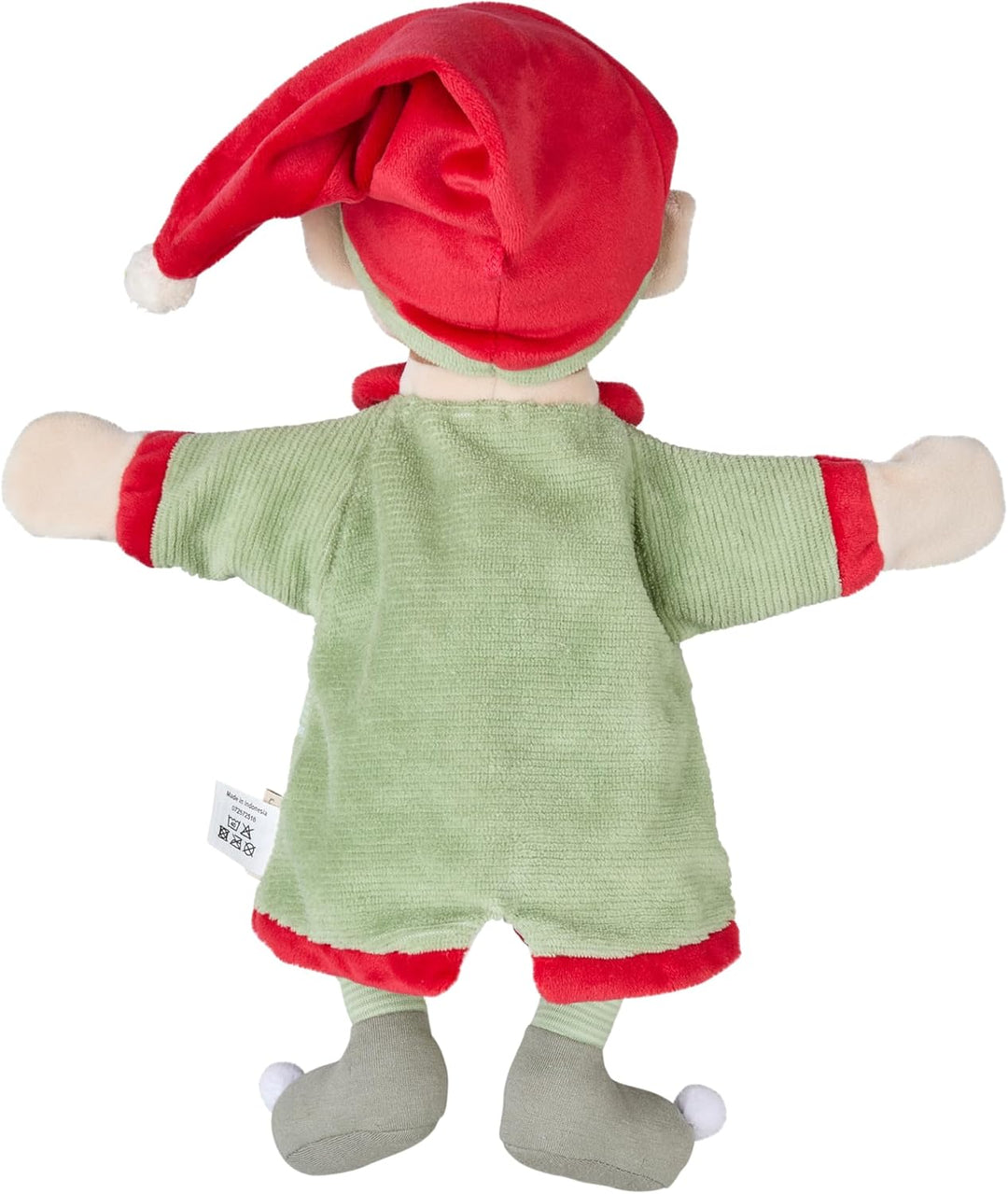 Sterntaler Handpuppe Wichtel, Kinder- und Babyspielzeug, weicher Flausch, süsses Halstuch, wattiert