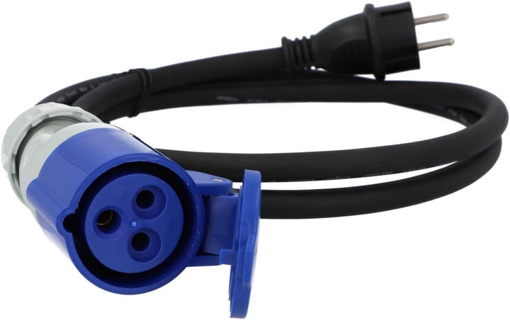 cartrend Explorer CEE Adapter mit CEE-Kupplung und Schutzkontaktstecker zum Anschluss von Wohnmobile