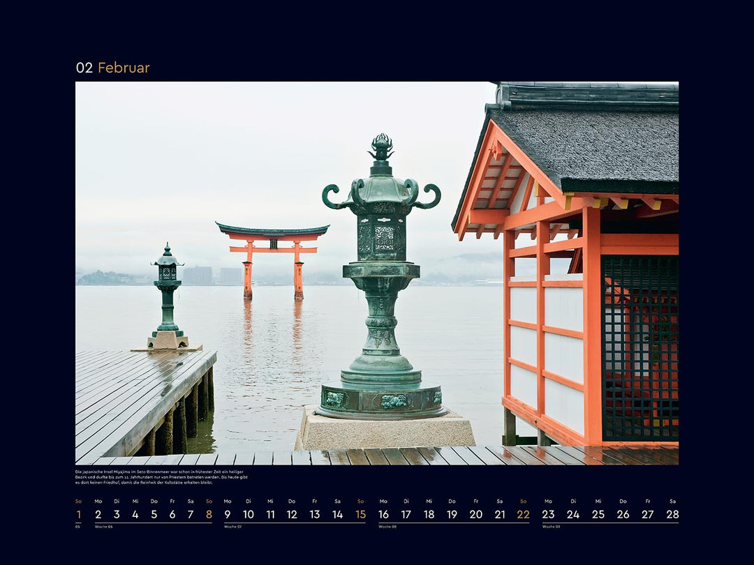 Japan - KUNTH Wandkalender 2026: Hochwertiger, bildstarker Kalender mit Spiralbindung im Grossformat