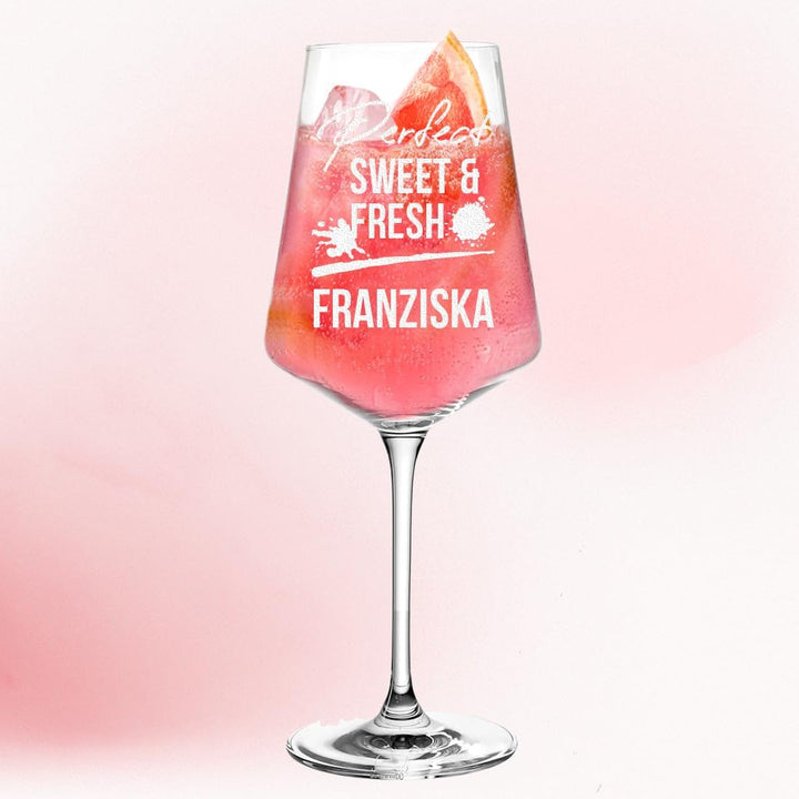 polar-effekt 2er-Set Leonardo Puccini Sarti Spritz Gläser 560 ml mit Gravur - die Geschenk-Idee für
