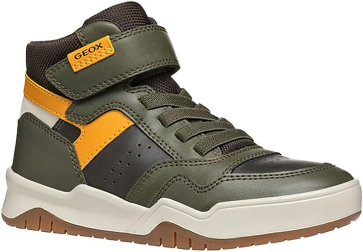 Geox Herren J Perth Boy FSneaker 28 EU Grün, 28 EU Grün