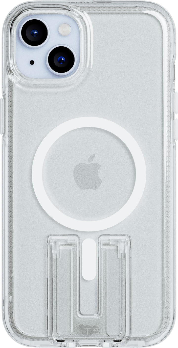 Tech21 Evo Crystal Kick Hülle für iPhone 15 Plus - Kompatibel mit MagSafe - Impact Protection Case -