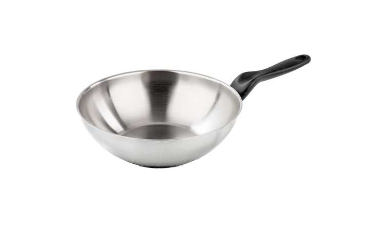 Barazzoni The Inoxidabili Saltapasta Wok, Stahl, silberfarben, 28 cm