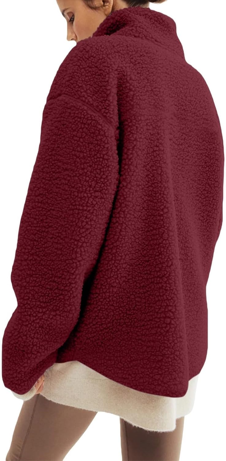 Umstandsjacke mit Babyeinsatz Warm Teddy Fleecejacke Umstands Baumwolljacke Winter Umstandsmode 2 in