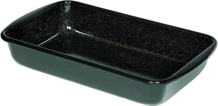 Riess, 0402-022, Bratrohrpfanne hoch 33/42, CLASSIC - BACK- UND BRATFORM, Höhe 7,0 cm, Emaille, schw