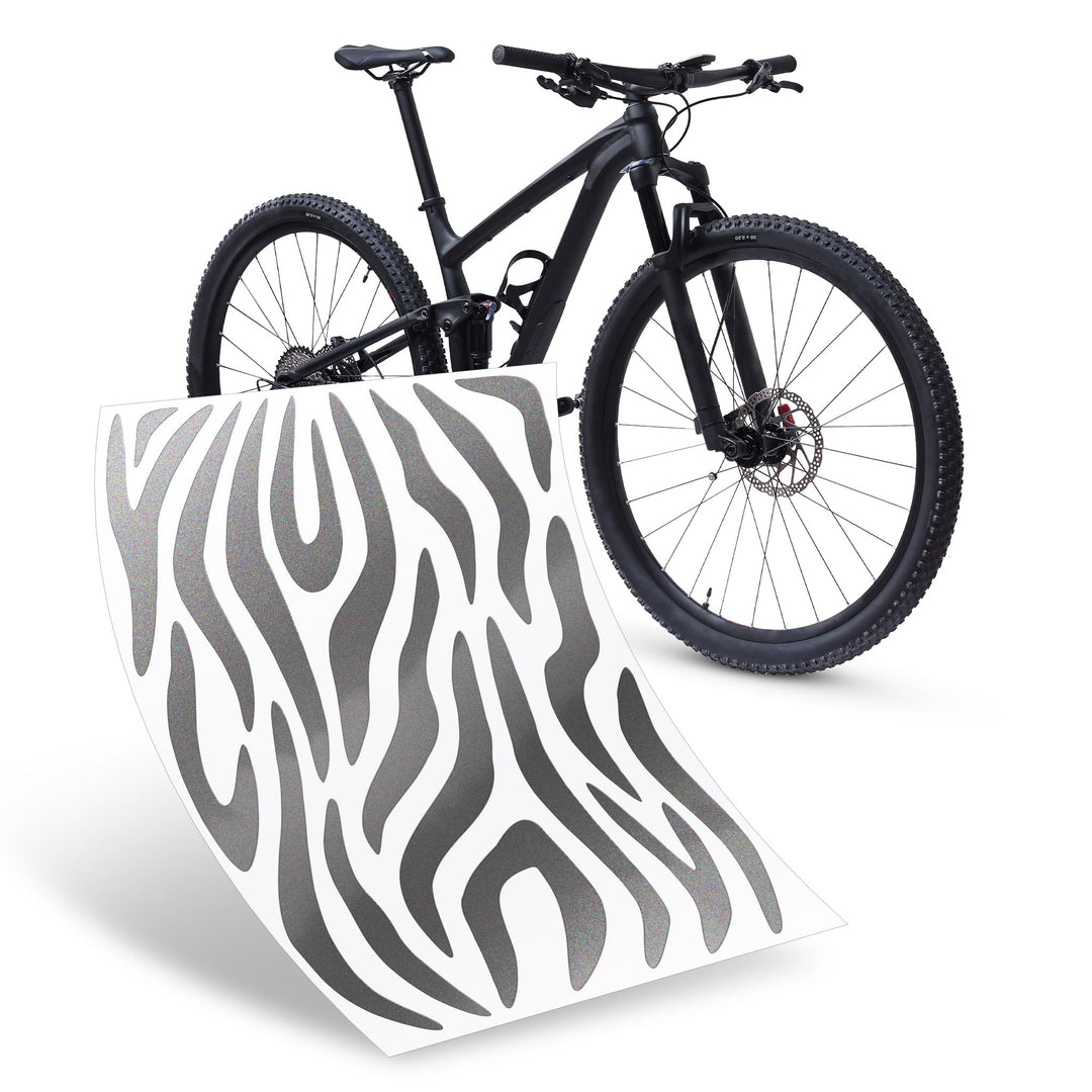 Riesel Design ® Fahrrad Aufkleber Set, 20 x 15 cm, Sticker Kit für Rahmen und Helme, Witterungsbestä