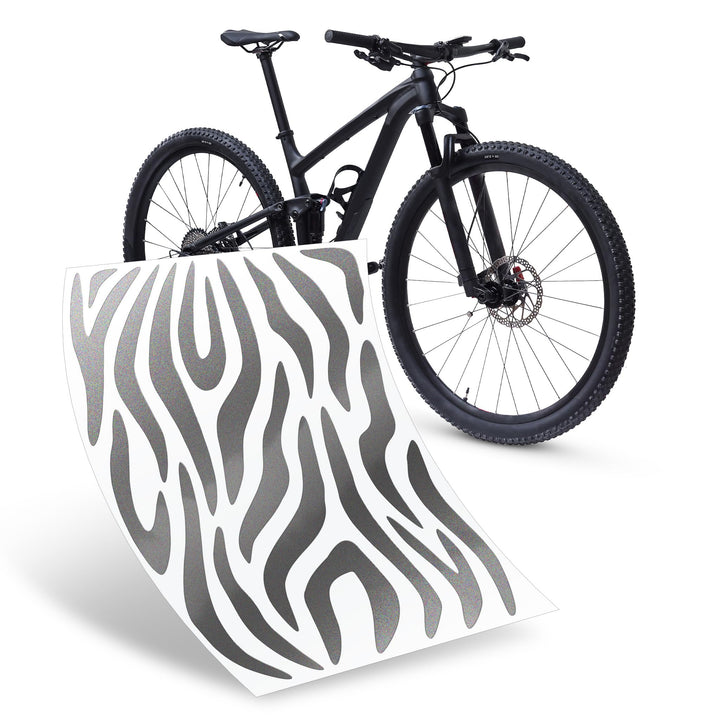 Riesel Design ® Fahrrad Aufkleber Set, 20 x 15 cm, Sticker Kit für Rahmen und Helme, Witterungsbestä