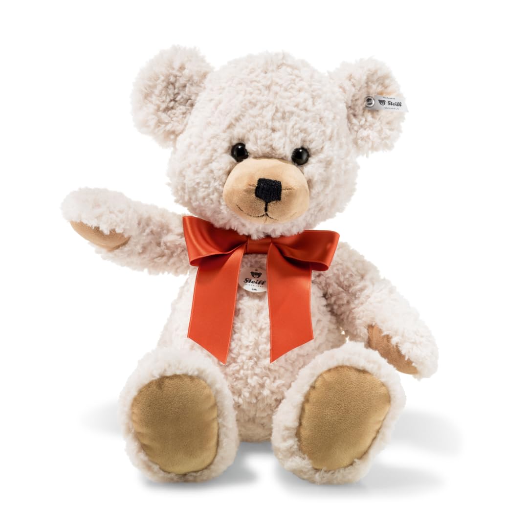 Steiff Lilly Schlenker-Teddybär - 40 cm - Kuscheltier für Kinder - weich & waschbar - Creme (111945)