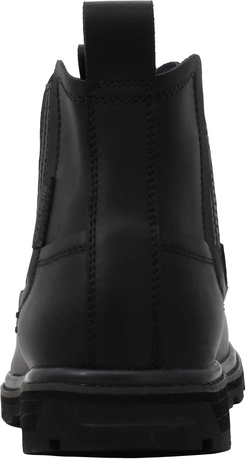 Skechers Blaine Orsen Herren Kurzschaft Stiefel 42.5 EU Schwarz, 42.5 EU Schwarz