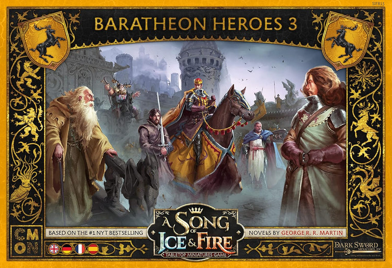 CMON | A Song of Ice & Fire – Helden von Haus Baratheon III | Erweiterung | Tabletop | 2 Spieler | A