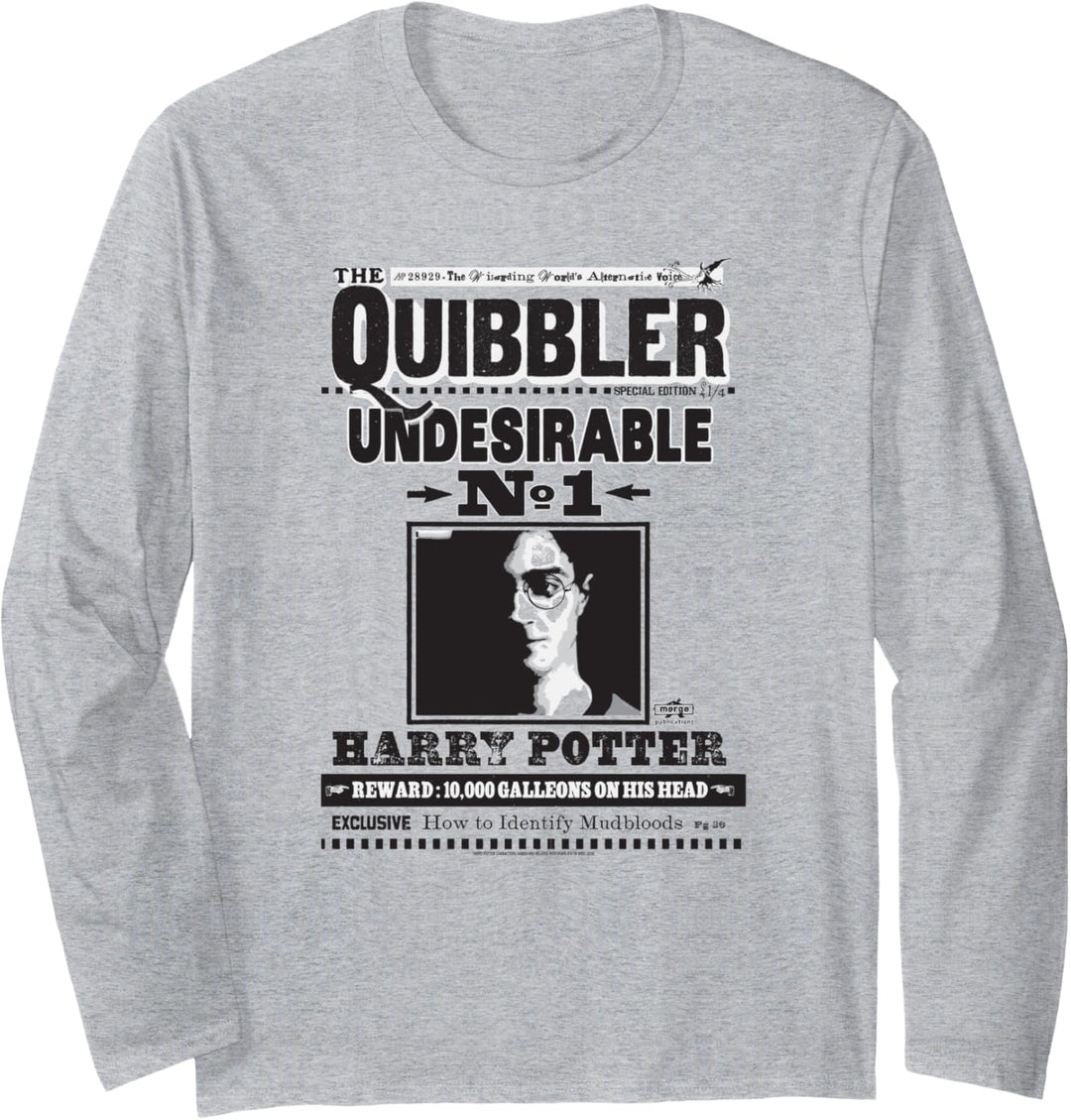 Harry Potter Undesirable Number 1 Poster Langarmshirt