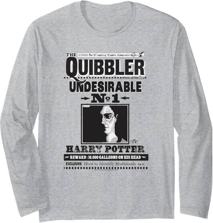 Harry Potter Undesirable Number 1 Poster Langarmshirt