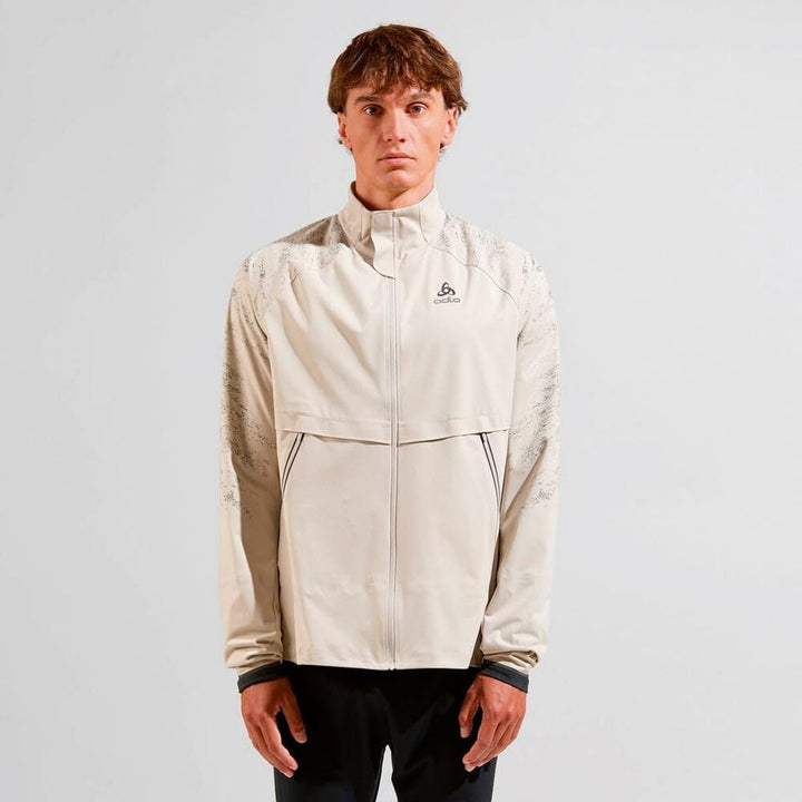 Odlo Herren Zeroweight Pro Warm Reflect Jacke Softshelljacke Outdoorjacke M silver cloud, M silver c