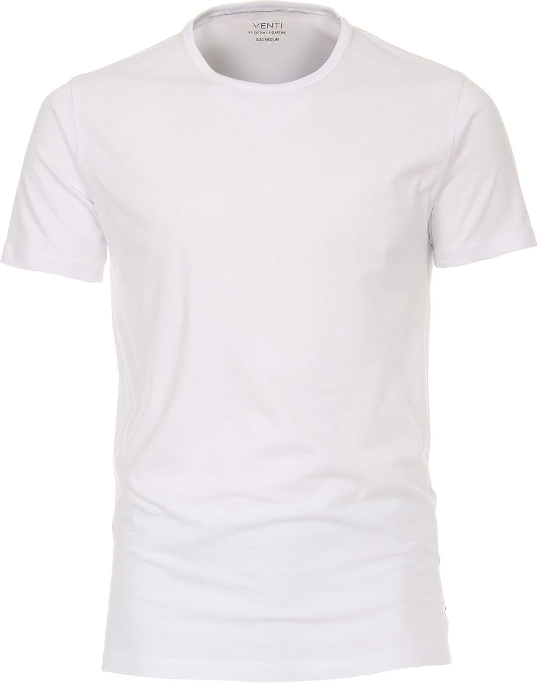 Venti Herren T-Shirt Halbarm Doppelpack 012500 Pflegeleicht XS Weiss, XS Weiss