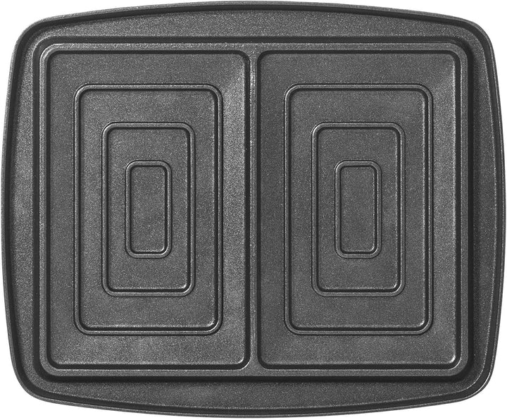 LaGRANGE 030423 Herdplatten mit Antihaftbeschichtung, Schwarz