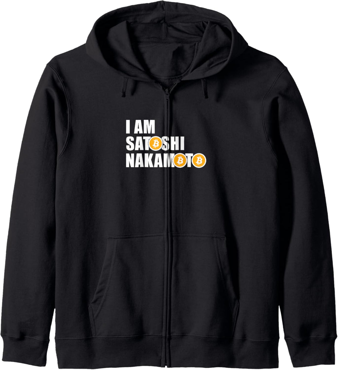 Ich bin Satoshi Nakamoto Bitcoin Entwickler Kapuzenjacke
