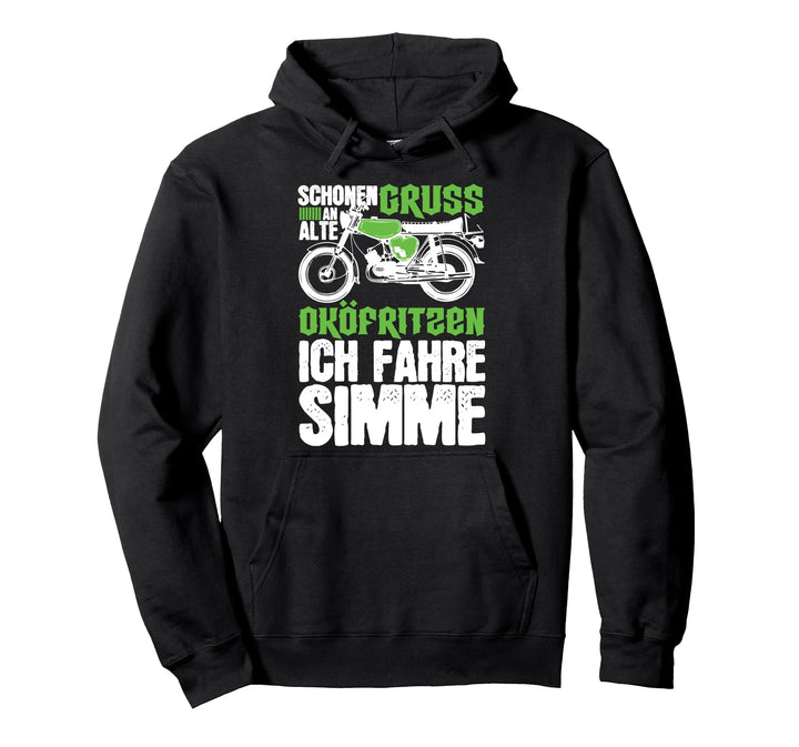 Anti Öko Simme Spruch Moped Simson-S51 Pullover Hoodie