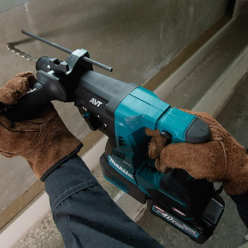 Makita HR004GM201 Akku-Kombihammer SDS-PLUS 40V max. / 4,0 Ah, 2 Akkus + Ladegerät im MAKPAC mit 2 A