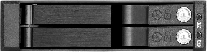 SilverStone 71093 SST-FS202B - trägerloser 3,5"Aluminium Hot Swap-Festplatten-Wechselrahmen für 2 x