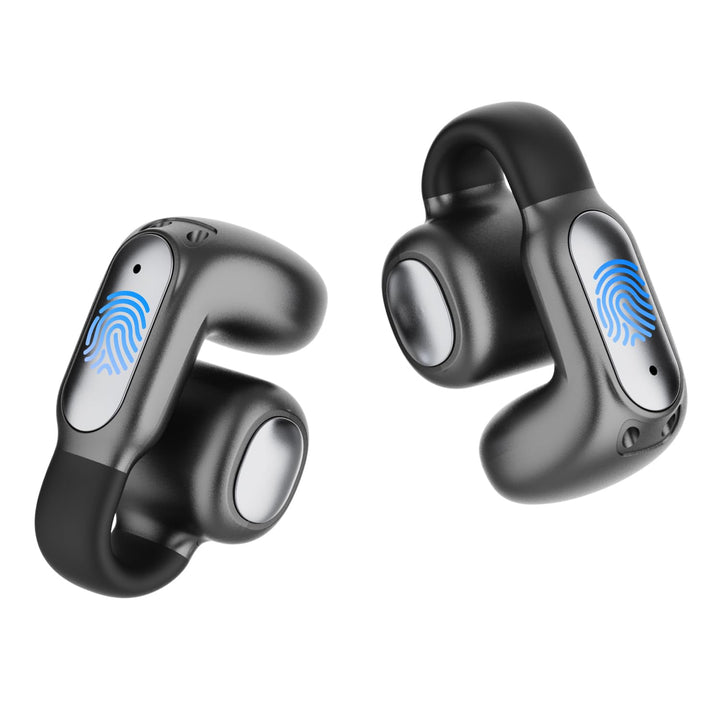 ANSTEN Open Ear Kopfhörer Bluetooth 5.4, Clip on Kopfhörer mit ENC HD-Noise Cancelling für Anrufe, I