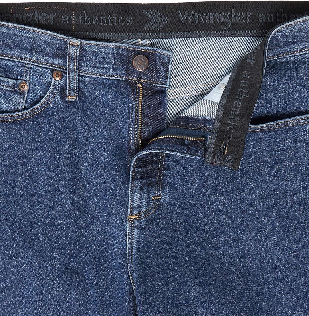 ALL TERRAIN GEAR X Wrangler Herren Comfort Flex Denim Shorts 30 Dark Stonewash, 30 Dark Stonewash