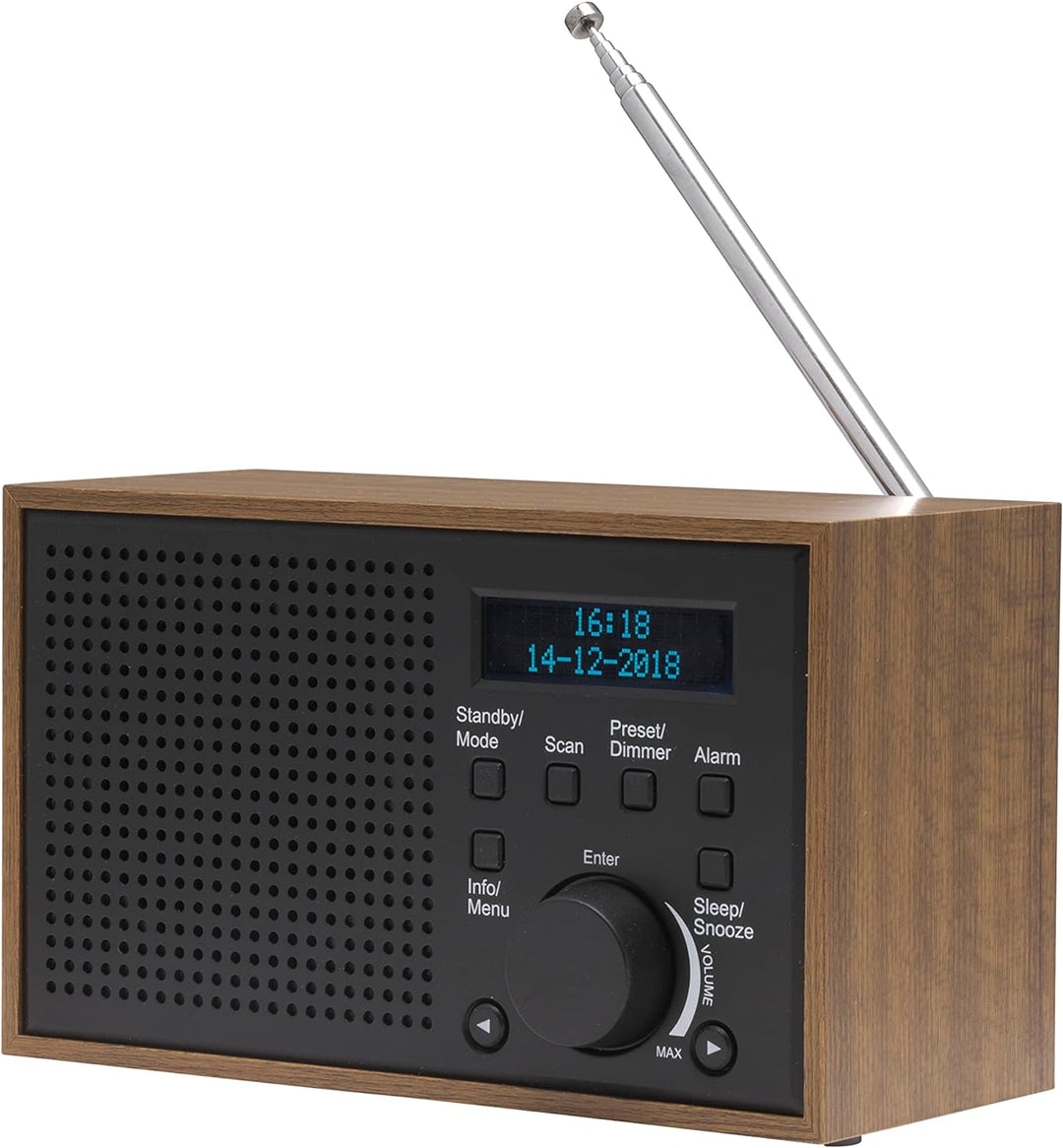 Denver DAB-46 Tischradio DAB+, UKW Grau 111000000000, Grau