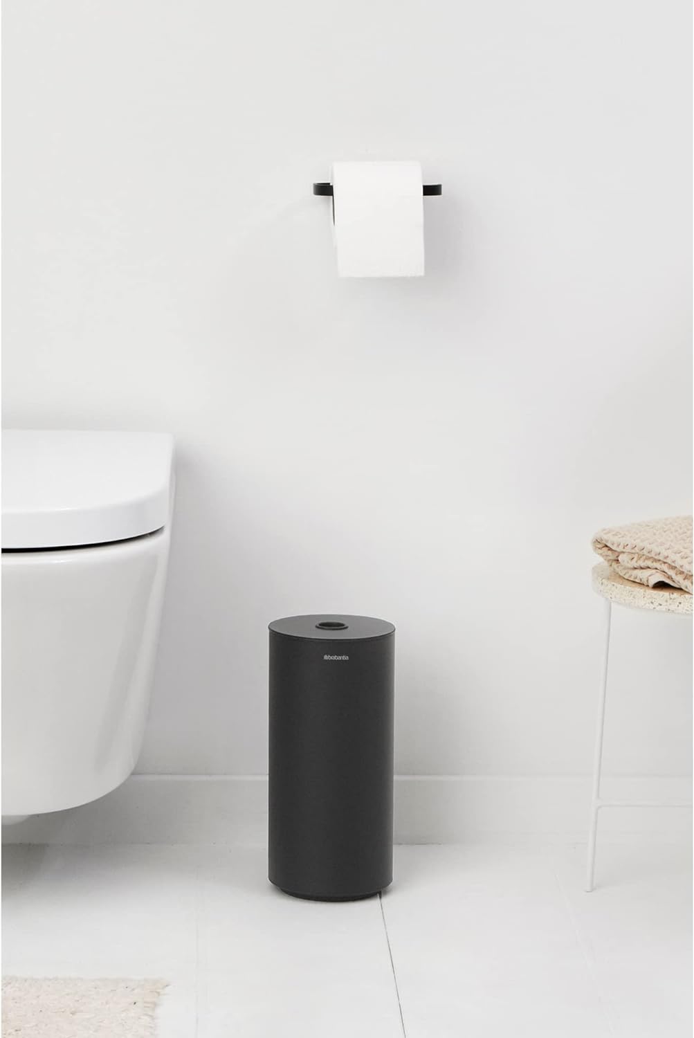 Brabantia - Mindset Toilettenrollenspender - Für 2 Ersatzrollen - Für alle Gängigen Rollengrössen -