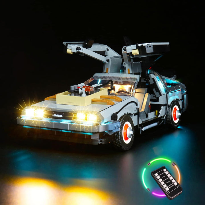 BrickBling LED-Beleuchtung für Lego 10300 Back to The Future Time Machine Collectible Kit (kein Lego