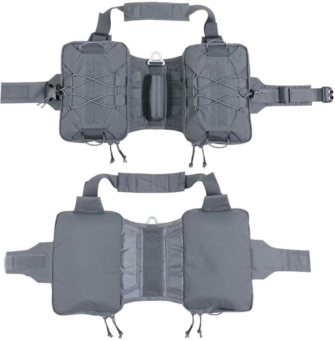 EXCELLENT ELITE SPANKER Dog Pack Hound Hundesatteltasche Rucksack für Reisen Camping Wandern mittler
