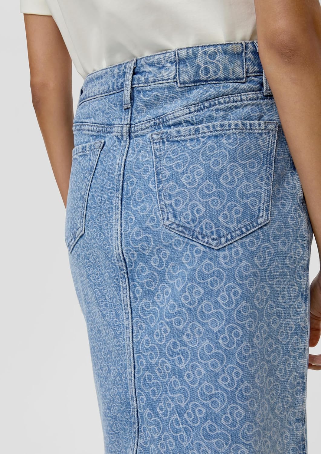 s.Oliver Damen Jeansrock, 38 Blau