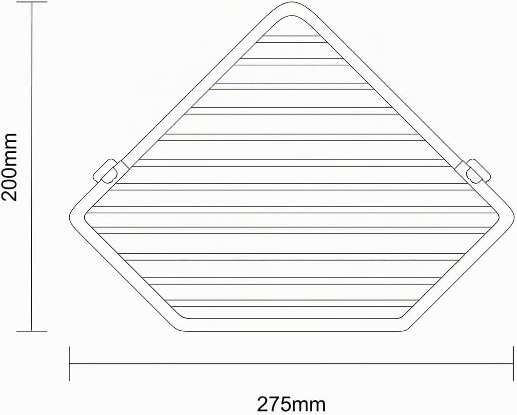 Duschregal Badregal 3 Etagen Duschablage Duschkorb chrom