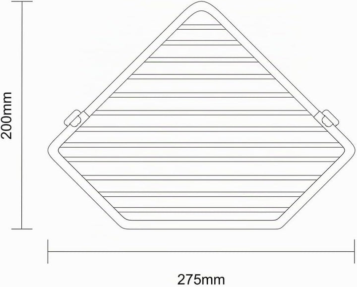 Duschregal Badregal 3 Etagen Duschablage Duschkorb chrom
