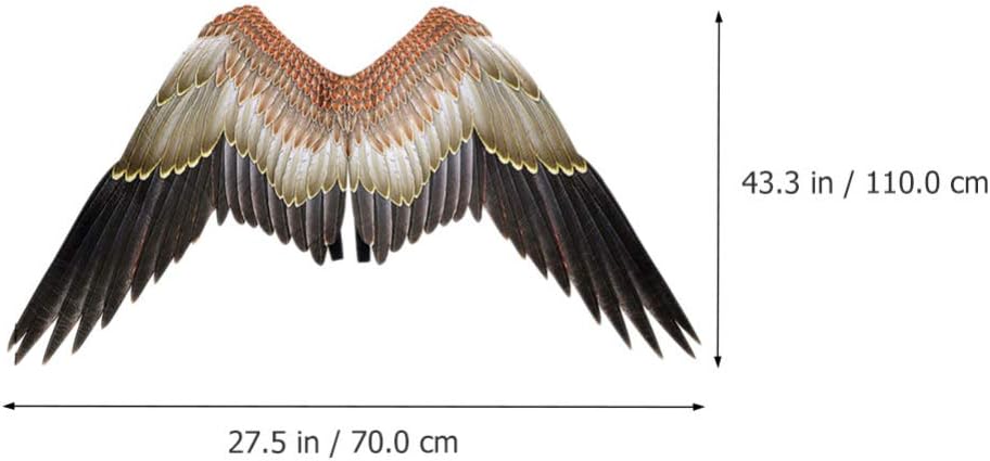 STOBOK Adlerflügel Vogel Kostüm Flügel Karneval Performance Requisite für Erwachsene Jungen Mädchen