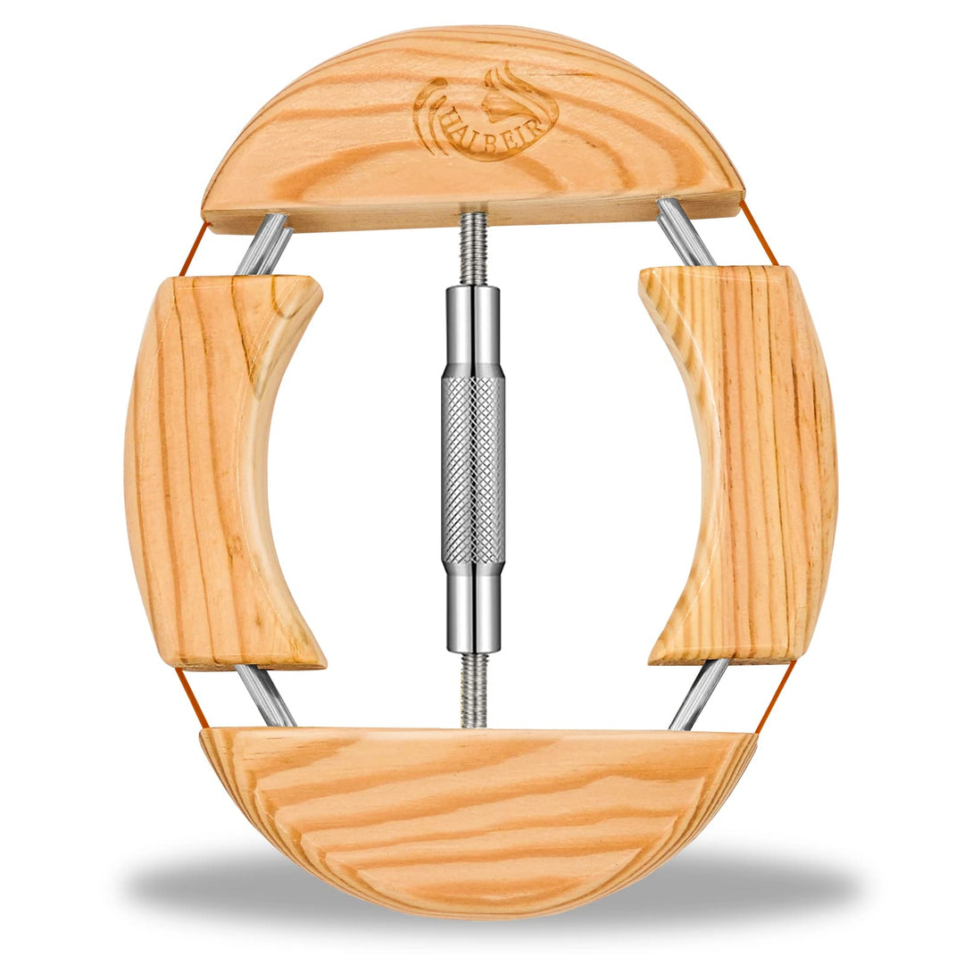 HAIBEIR 4-Wege-Hutspanner aus Holz,für Erwachsene, Einheitsgrösse von 7-1/2 bis 9-1/2, einfach und e