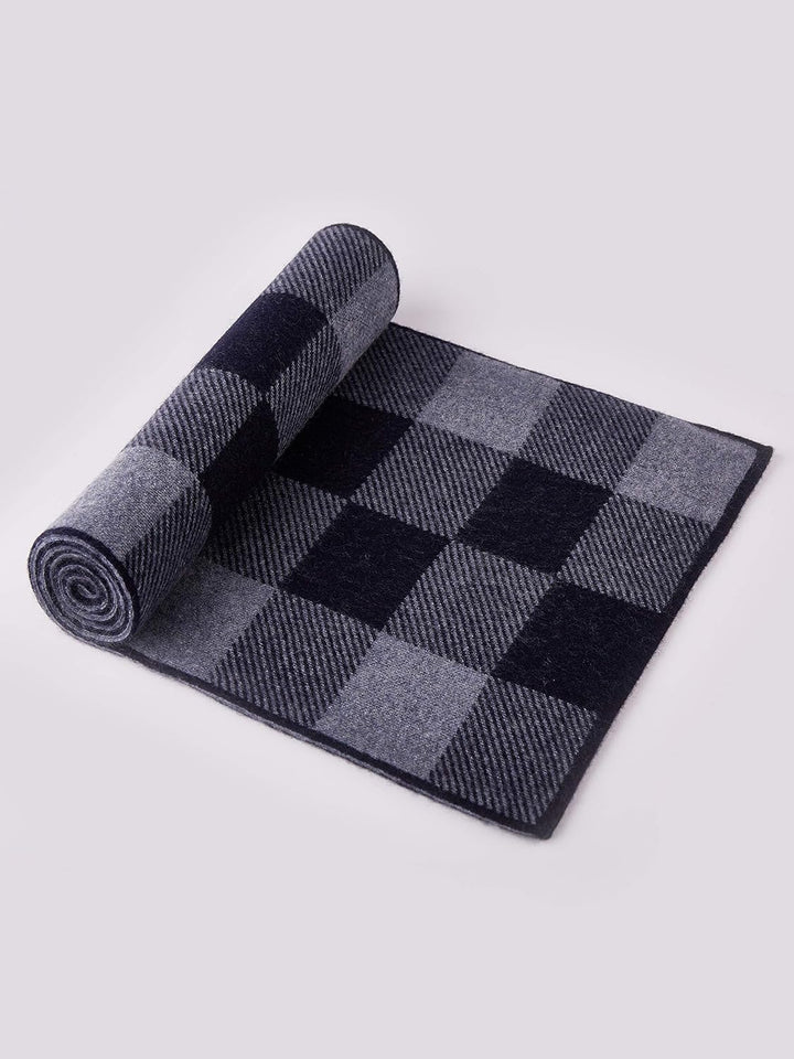 Herren Kaschmir Schal (65% Wolle+35% Kaschmir) Wolleschal Strickschal Herrenschal Extra Warm Weich f