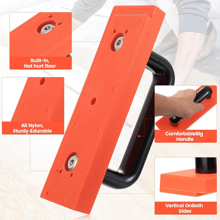 Schlagklotz Vinylboden Klicksystem, 200mm Bodenleger Laminat Werkzeug, Schlagholz Laminatboden, Schl