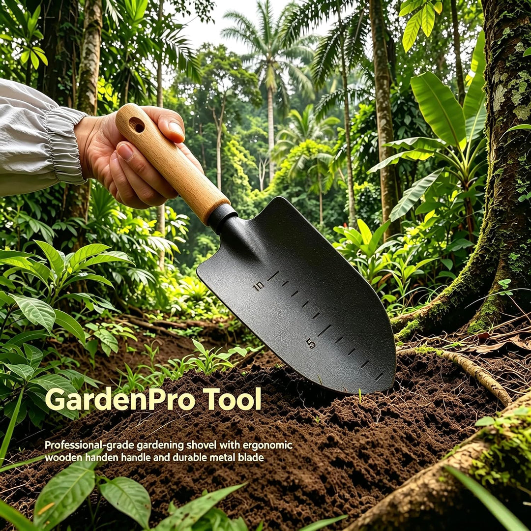 Gartenwerkzeug-Set-Gartenkelle,Gardening Tools Set-Garden Trowel,3 Pcs Gartengeräte-Set Werkzeuge Ge