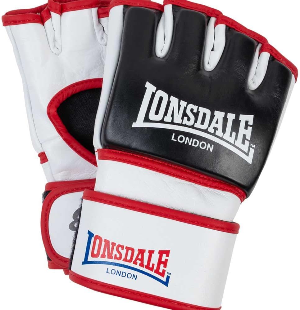 Lonsdale MMA-Trainingshandschuhe aus Leder Emory black/white/red M, black/white/red M