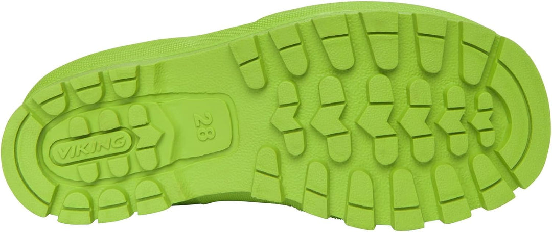 Viking Jolly Print Gummistiefel Unisex Kinder 38 EU Bottlegreen Multi, 38 EU Bottlegreen Multi