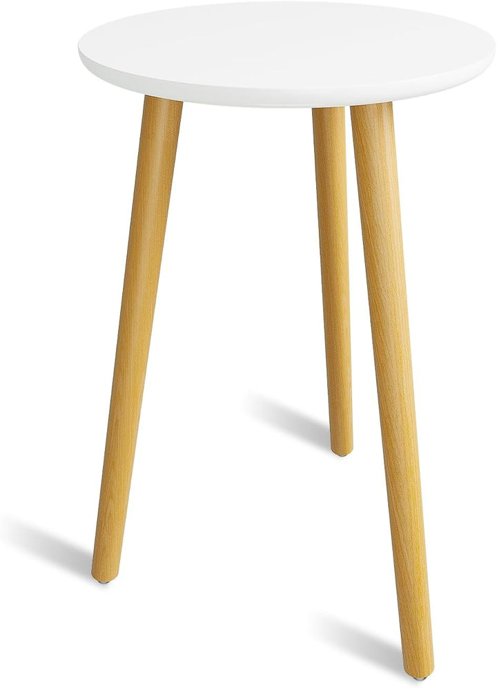 Bamworld Blumenständer Hoch – Moderner Beistelltisch & Pflanzenständer aus Holz, Rundes Design für W