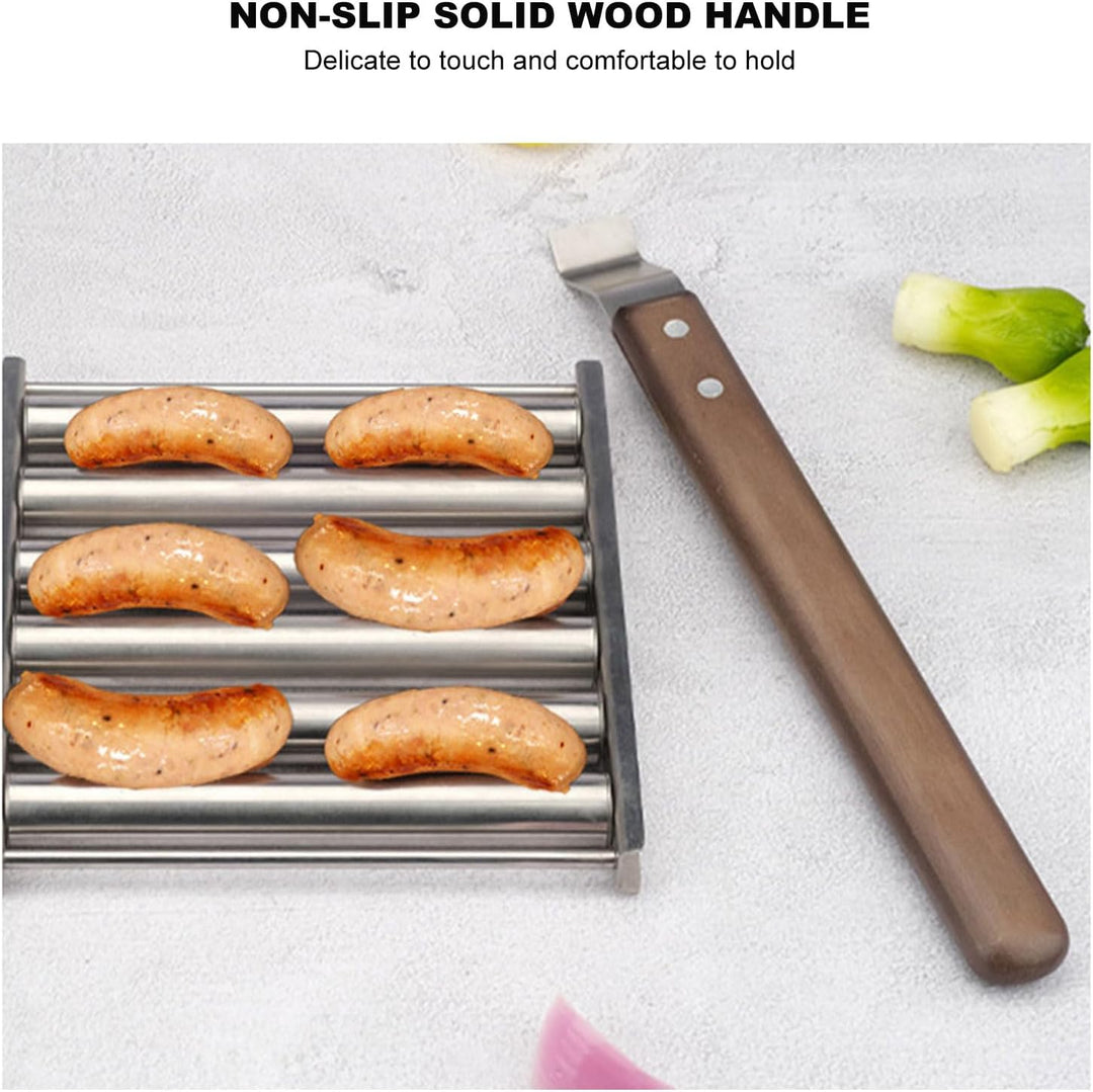 Ejoyous Hot Dog Roller Grill, Wurstroller Grill Abnehmbarer Würstchen Roller Grill mit extra langem