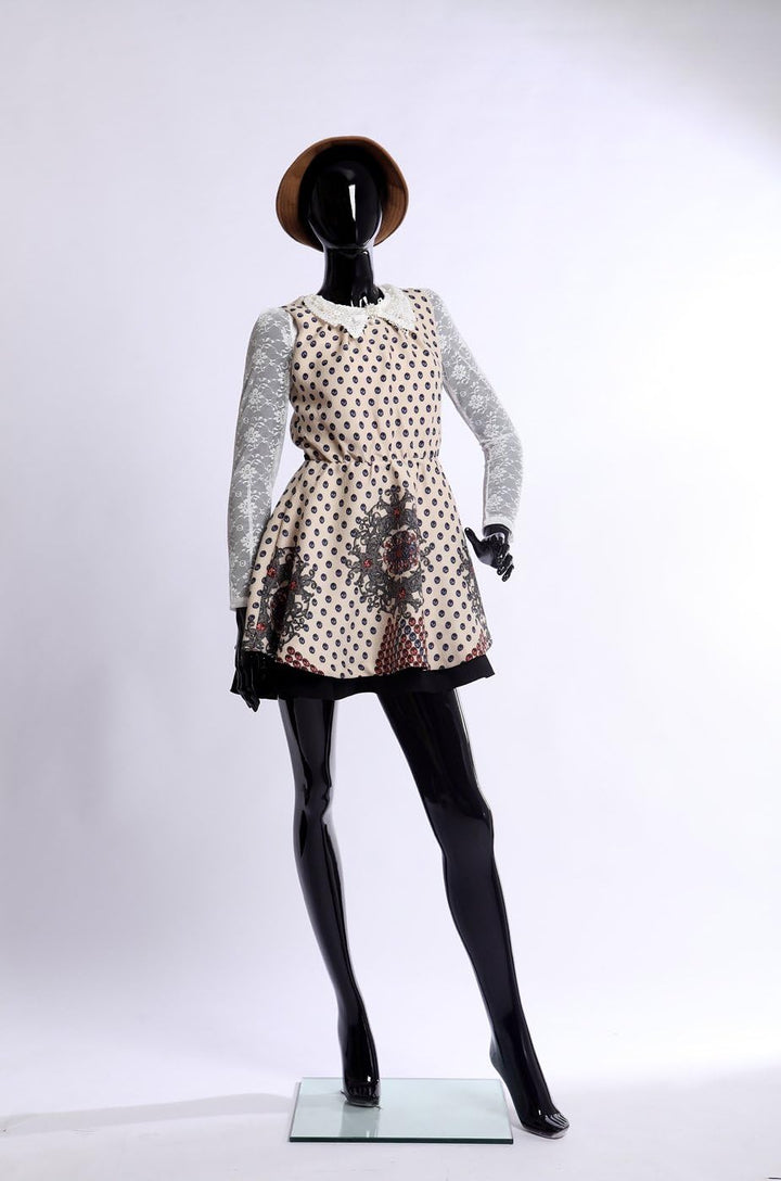 Euroton K4698-H schöne schwarz lackierte Schaufensterpuppe Glanz