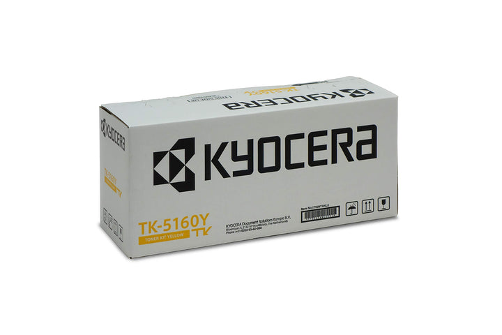 Kyocera TK-5160Y Toner Gelb. Original Toner-Kartusche 1T02NTANL0. Kompatibel für ECOSYS P7040CDN, Ge