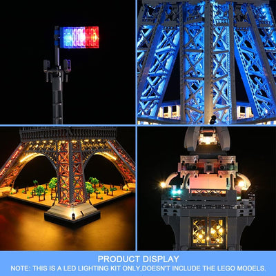 Led Licht Set für Lego Eiffel Tower , Led Beleuchtungs Set für Lego 10307 Eiffel Tower - Nur Lichter