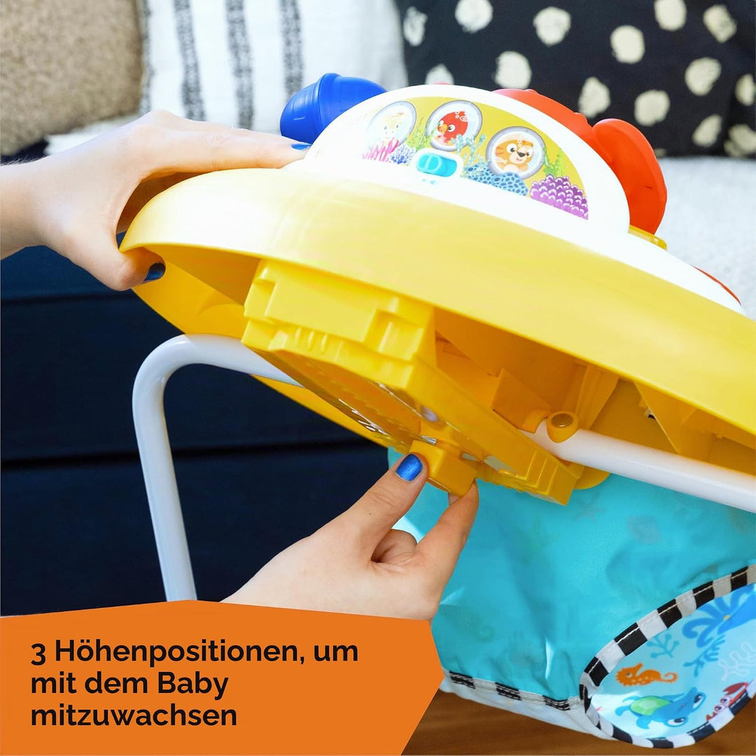 Baby Einstein, Ocean Explorers Dive & Discover 3-in-1 U-Boot-Lauflernhilfe, mit abnehmbarem Bodenspi