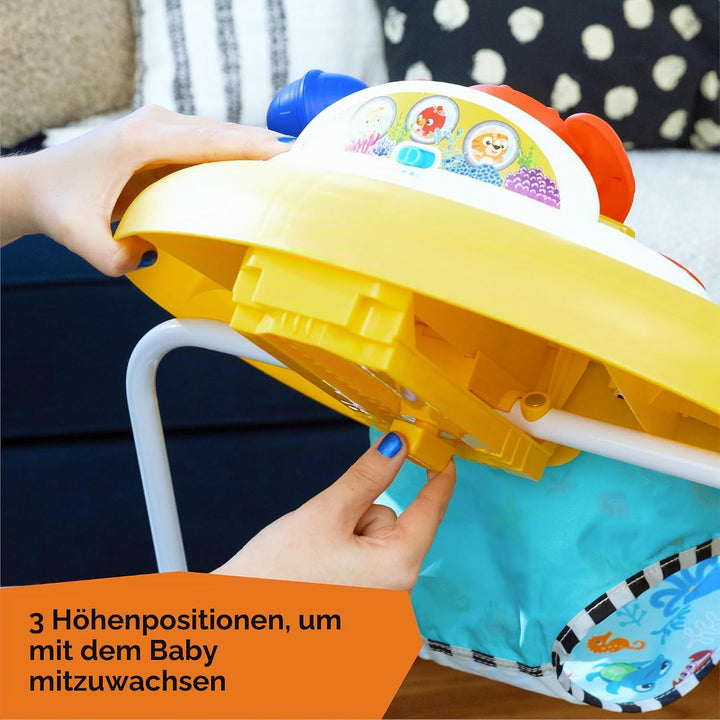Baby Einstein, Ocean Explorers Dive & Discover 3-in-1 U-Boot-Lauflernhilfe, mit abnehmbarem Bodenspi